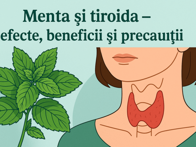 Menta și tiroida – efecte, beneficii și precauții