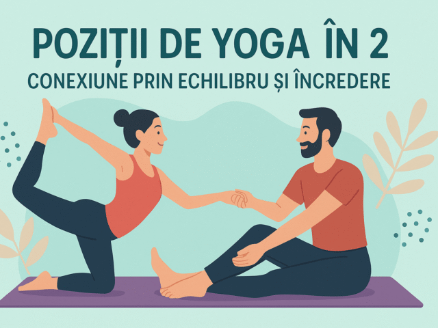 Poziții de yoga în 2 – conexiune prin echilibru și încredere