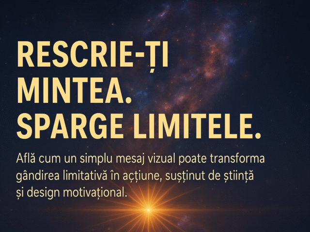 Limitele mentale cu afirmații pozitive – Cum le spargi…