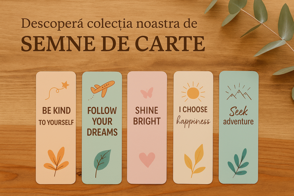 Ofera semne de carte cadouri motivationale pentru cei dragi cu lectura