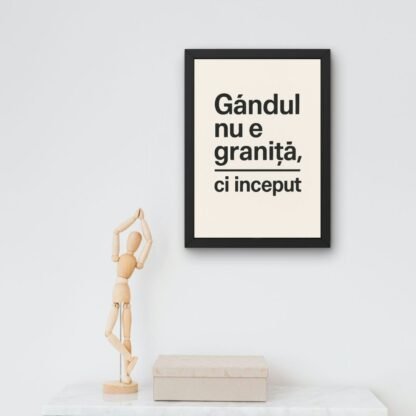 tablou cu citat motivațional despre încredere și potențial