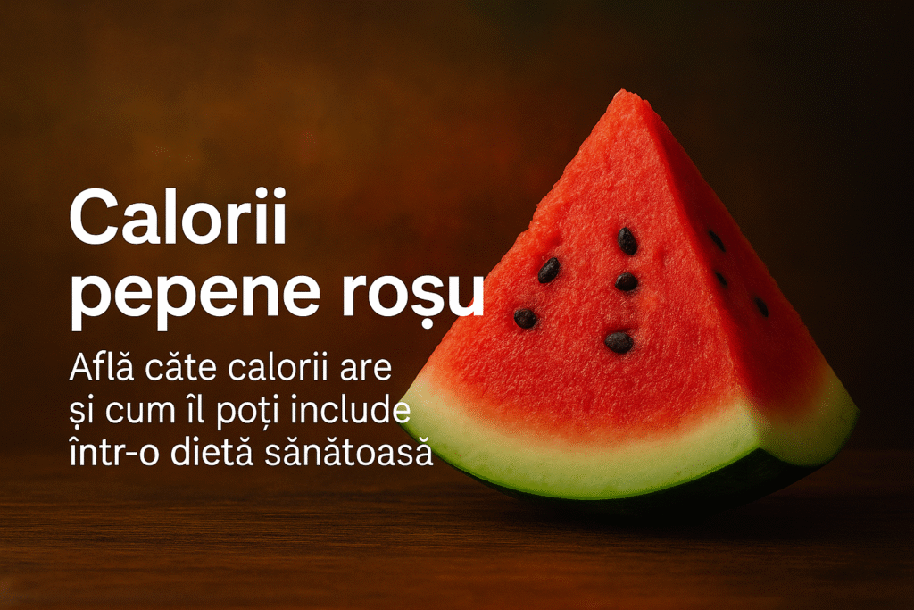 Calorii pepene roșu – Tot ce trebuie să știi despre acest fruct