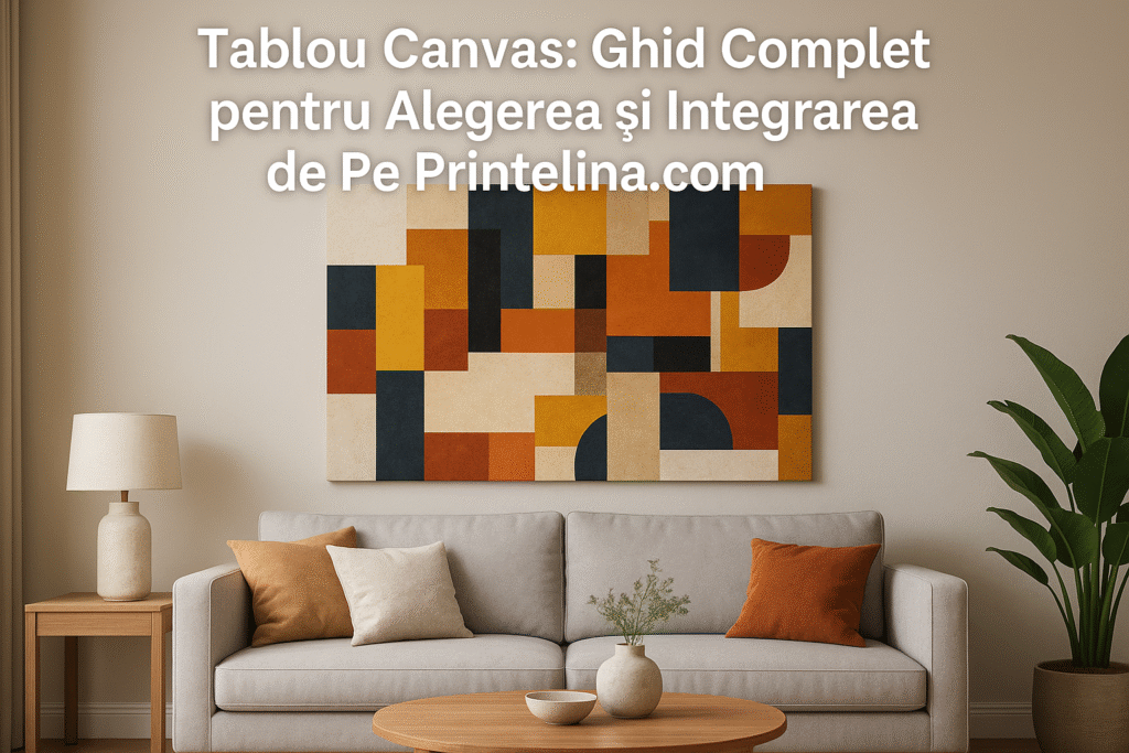 Tablou Canvas | Ghid Complet pentru Alegere și Integrare
