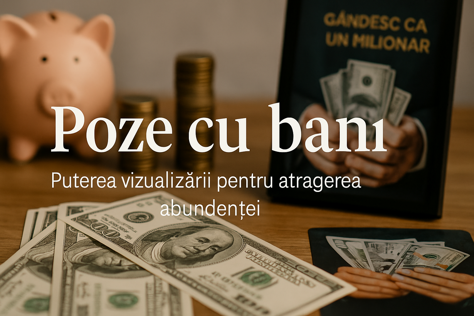 Poze cu bani – vizualizarea abundenței prin tablouri motivaționale