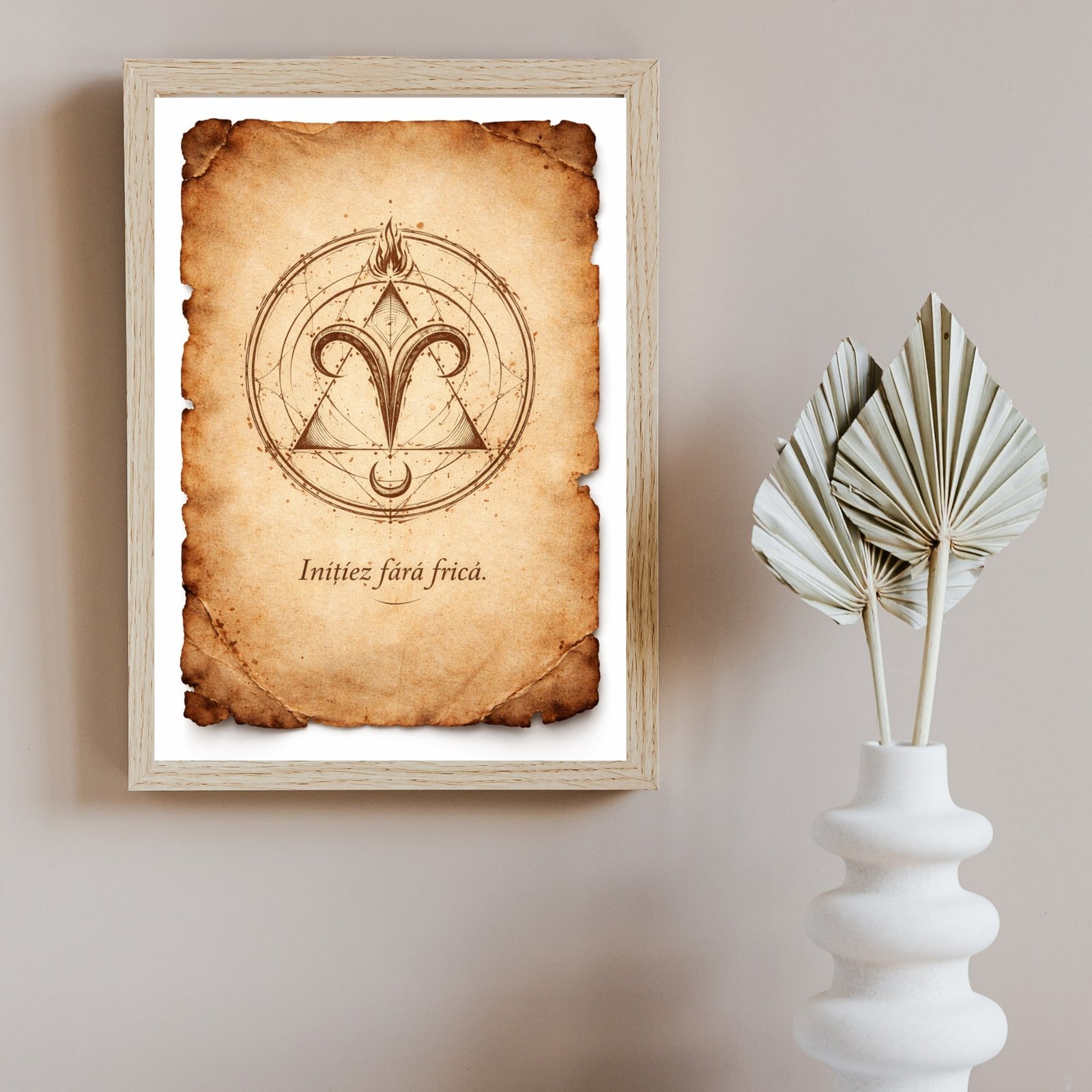 Tablou Berbec zodie – sigiliu energetic al initiarii - imagine 2