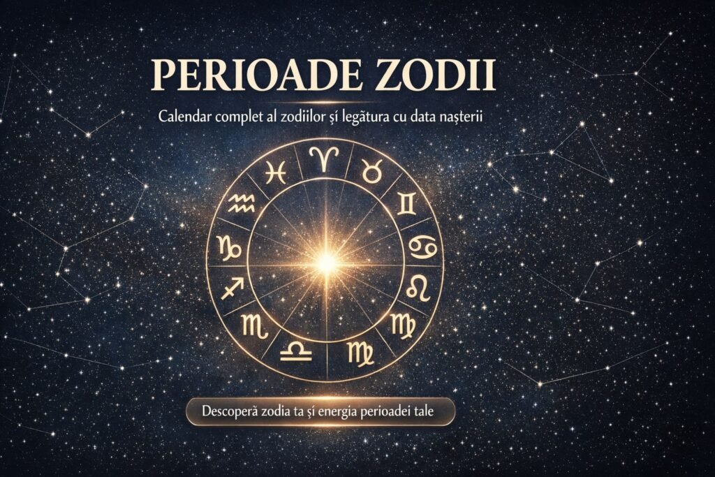 Perioade zodii – calendar zodiacal complet cu simbolurile celor 12 zodii și legătura cu data nașterii