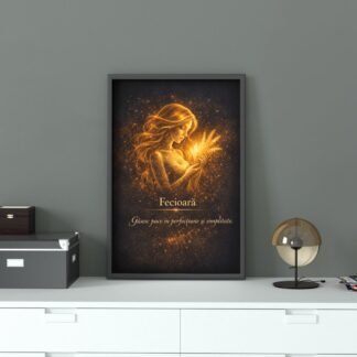 cadou simbolic fecioara tablou cu mesaj pace si simplitate