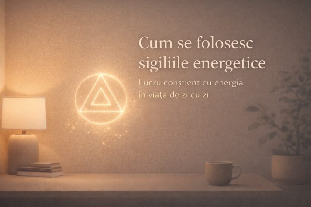 Cum se folosesc sigiliile energetice in viata de zi cu zi