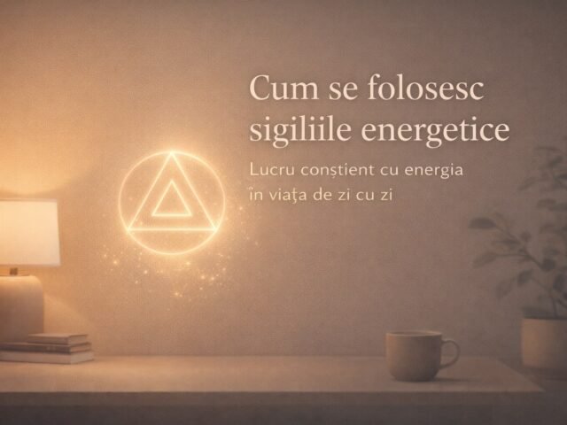 Cum se folosesc sigiliile energetice in viata de zi cu zi