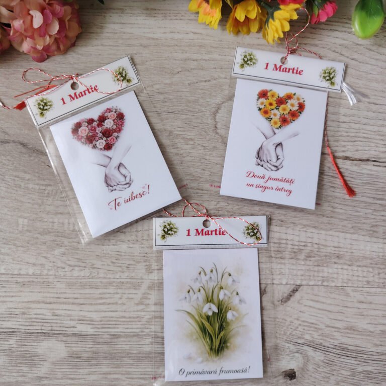 Martisoare cu simboluri de iubire – cadou emotionant 1 Martie