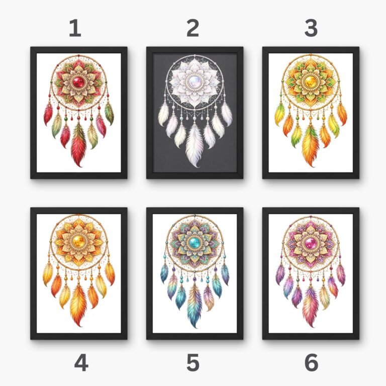 Prinzator de vise tablou mandala decorativ