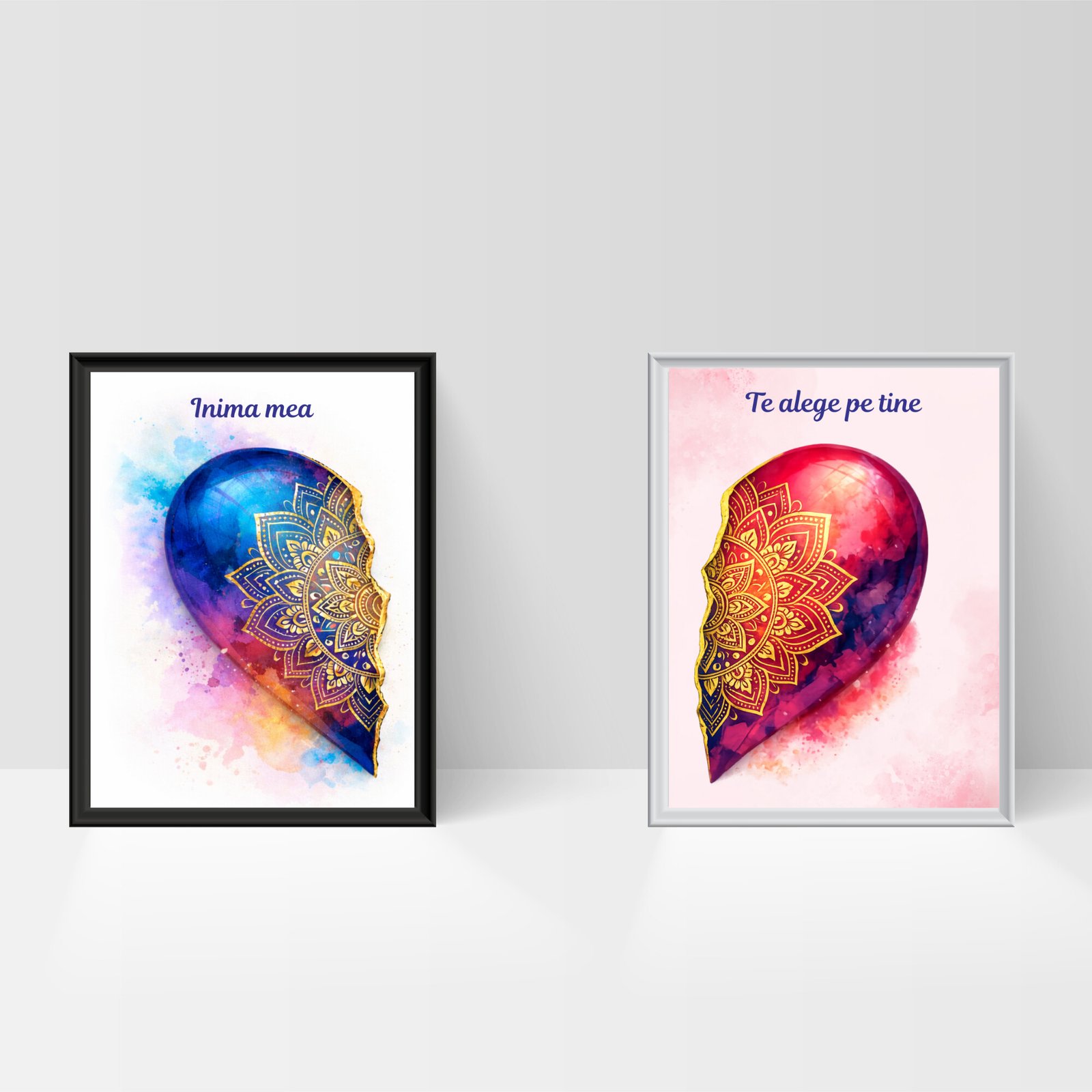 Set 2 tablouri indragostiti – Doua inimi care se aleg - imagine 5