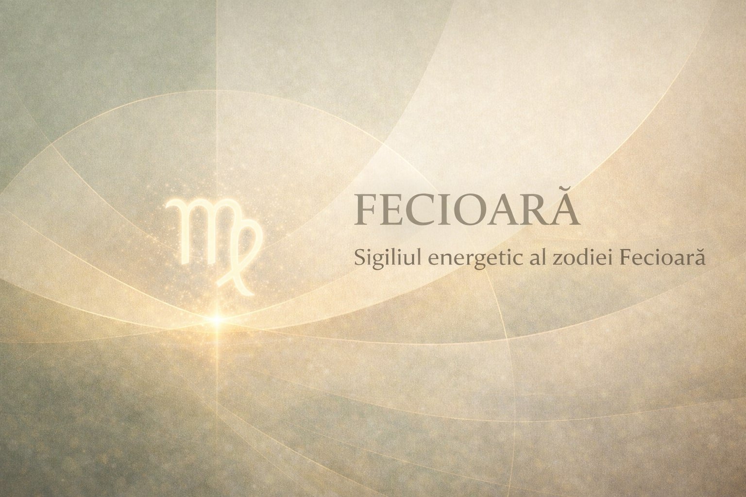 Fecioară – sigiliu energetic luminos, simbol al clarității mentale, ordinii interioare și discernământului conștient