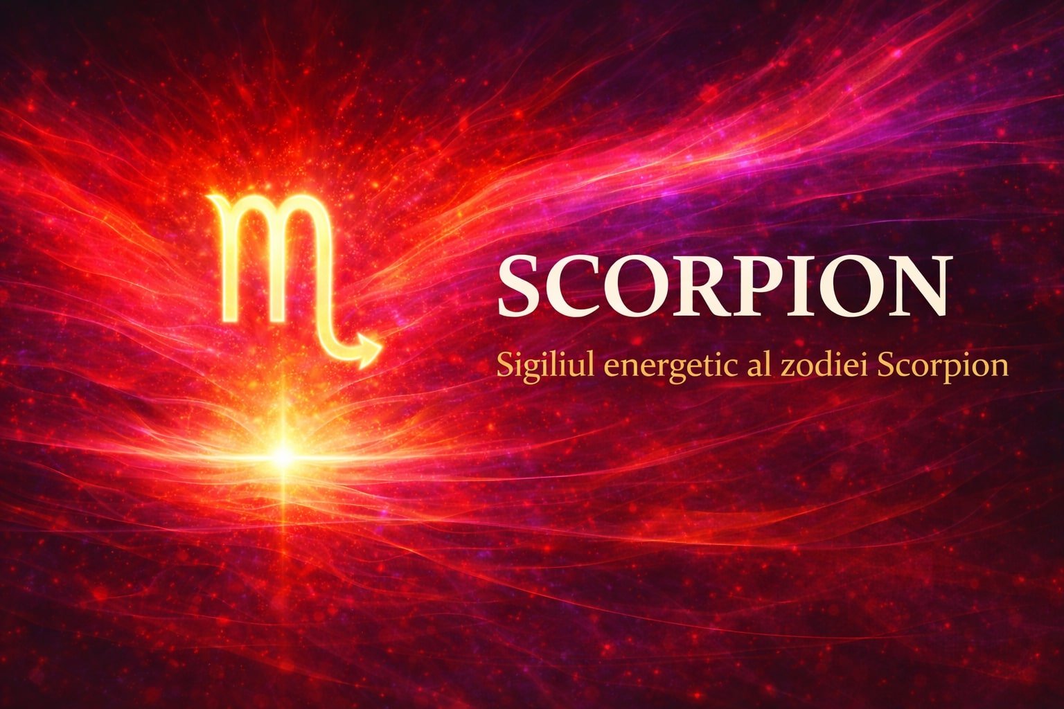 Scorpion – sigiliu energetic luminos, cu energie intensă, transformatoare și putere interioară conștientă