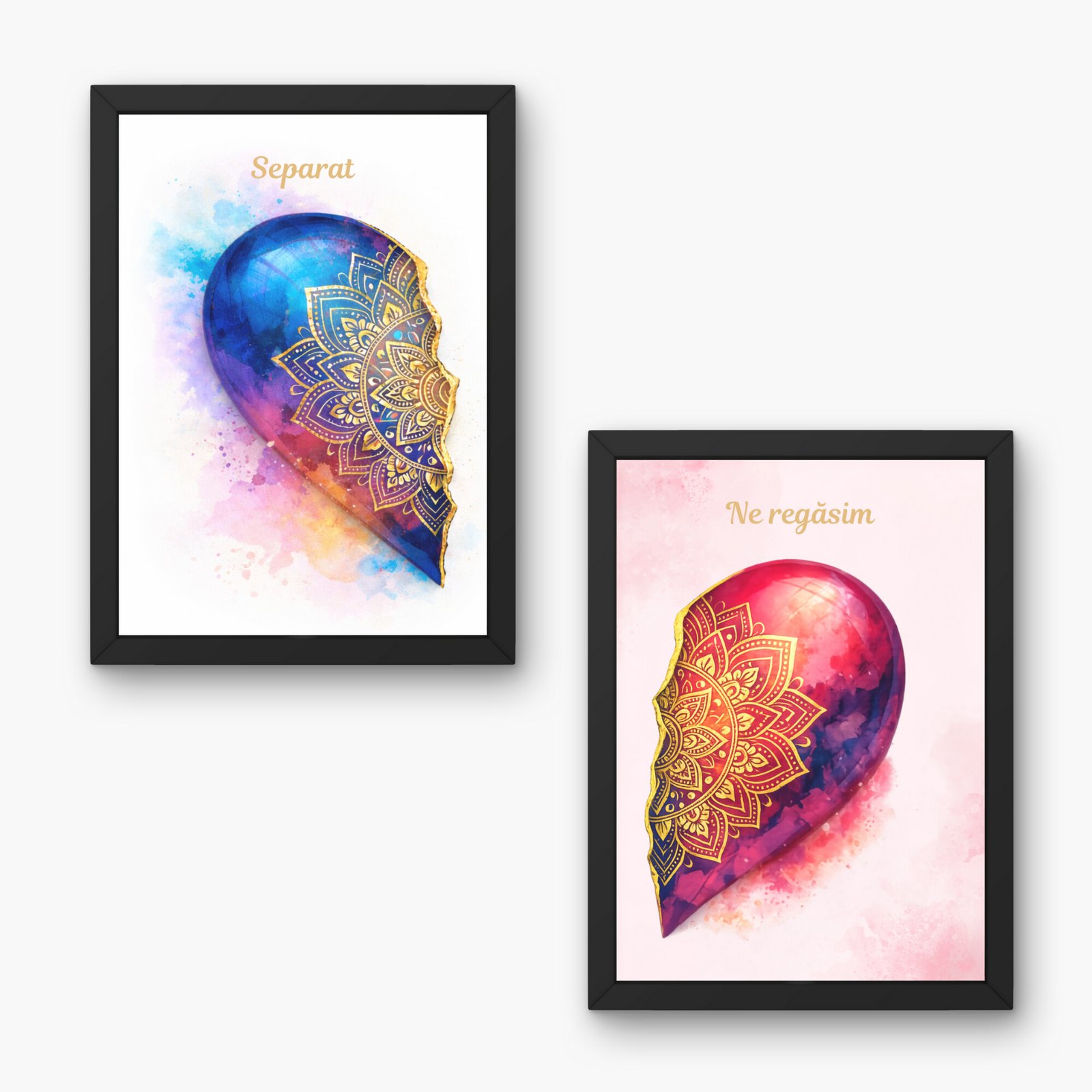 Tablou cuplu separare regasire – Cadou emotional pentru cupluri - imagine 2