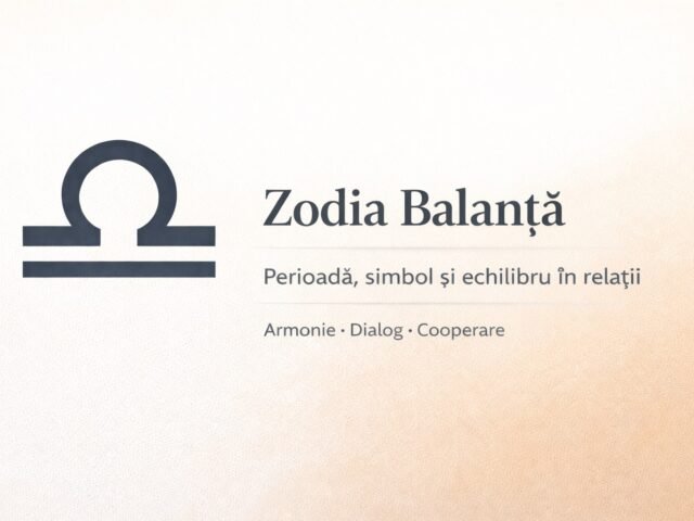 Zodia Balanta – perioadă, simbol și echilibru în relații