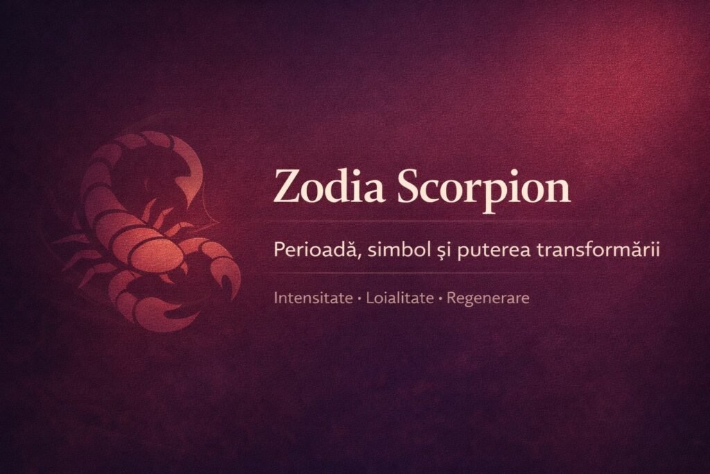 Zodia Scorpion – perioadă, simbol și puterea transformării