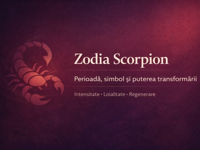 Zodia Scorpion – perioadă, simbol și puterea transformării
