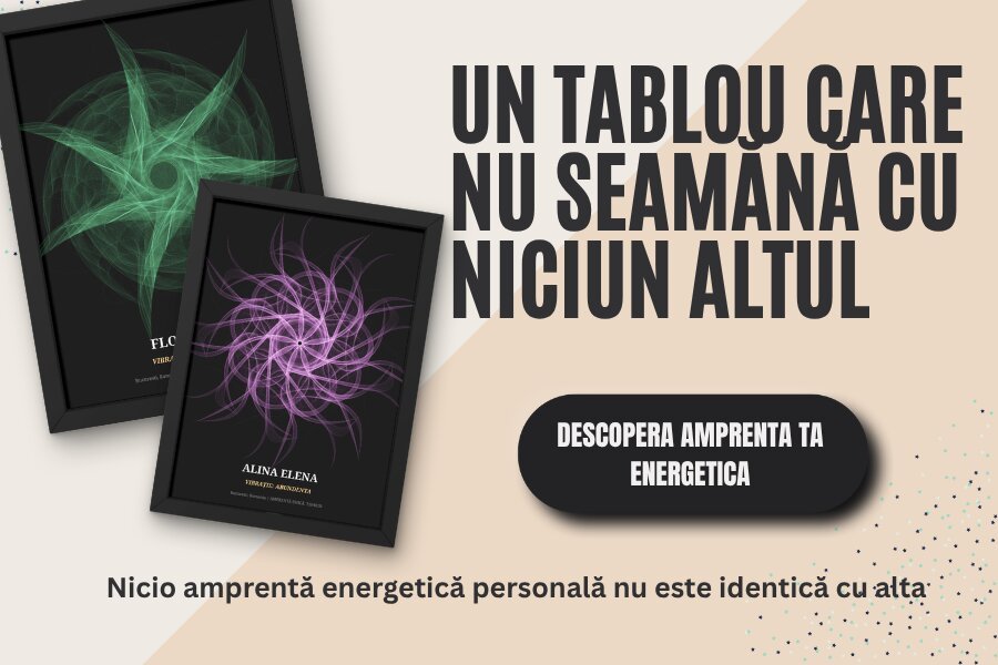 Baner reprezentativ pentru tablouri cu amprenta energetica personala