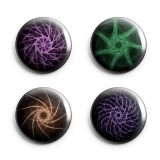 set insigne personalizata cu amprenta energetica vibrationala pentru abundenta