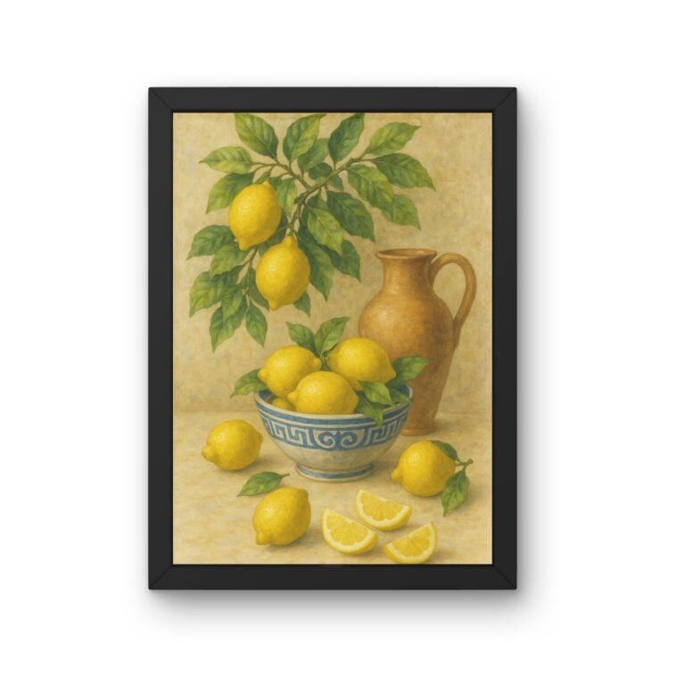 Tablou decorativ cu lamai pentru bucatarie